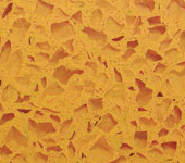 55 Mandarin Orange terrazzo sample image