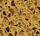 87 Imperial Yellow terrazzo sample image