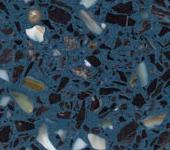 94 Blue Danube terrazzo sample image