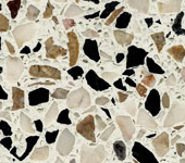 102 Grand Teton White terrazzo sample image