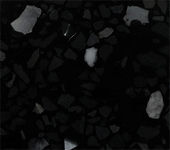 107 Black terrazzo sample image