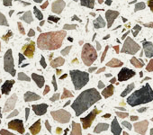 116 Brilliant White terrazzo sample image