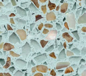 132 Blue Pearl terrazzo sample image