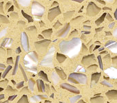148 White Gold terrazzo sample image