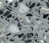 174 Gray Cobblestone terrazzo sample image