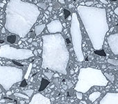 202 Iceberg Gray terrazzo sample image